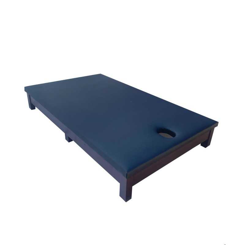 Table de massage thaï traditionnelle en bois massif