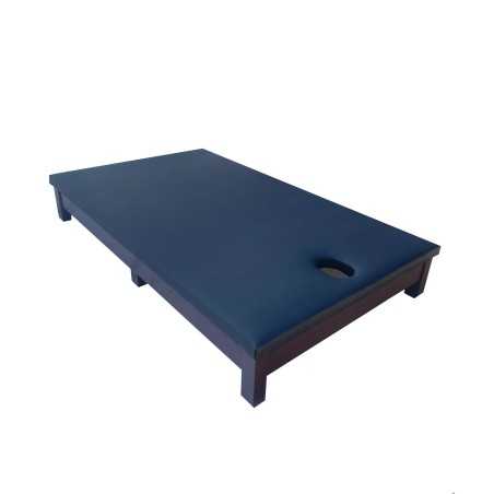 Table de massage thaï traditionnelle en bois massif