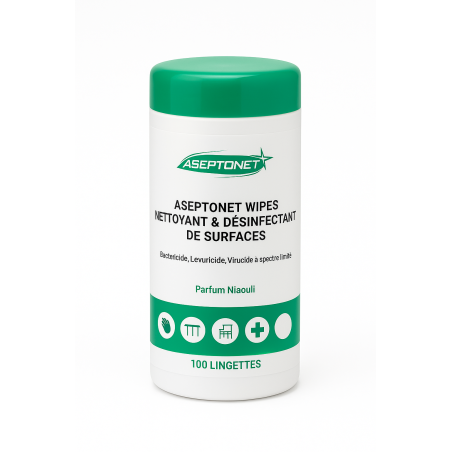 Aseptonet 100 lingettes