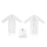 Peignoir blanc lavable