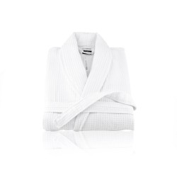 Peignoir blanc lavable