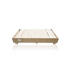 Table de massage thaï traditionnelle en bois massif