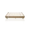 Table de massage thaï traditionnelle en bois massif